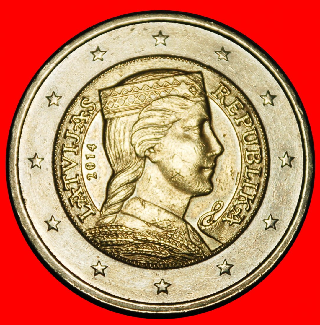 Ⰺ Ex. the USSR, russia (2014-2025) GERMANY: latvia ★ 2 euros 2014! DIE I! LOW START ★ NO RESERVE!