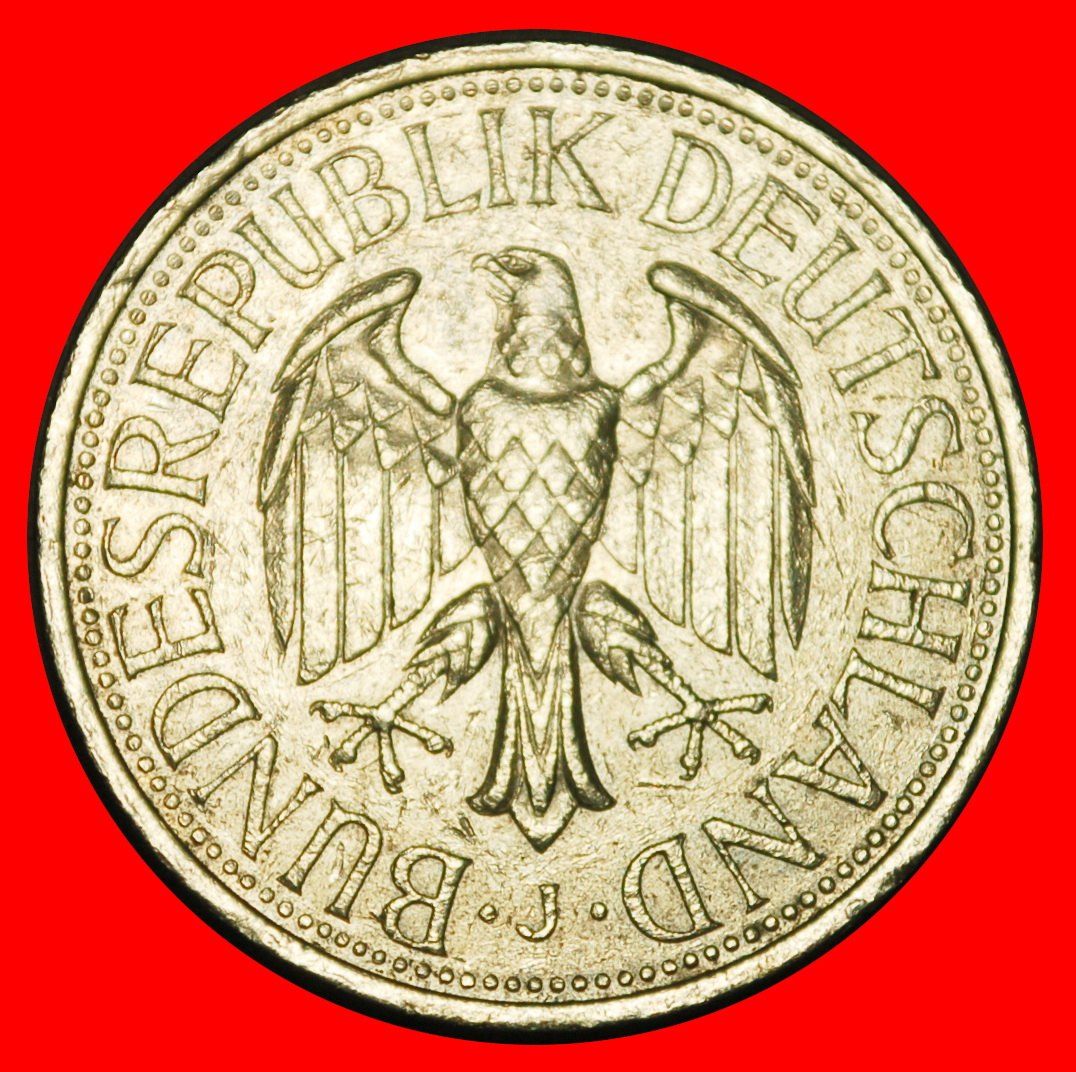  Ⰺ NOT COMMUNIST TYPE (1950-2001): GERMANY ★ 1 MARK 1981J HAMBURG! II1 D r2! LOW START ★ NO RESERVE!   