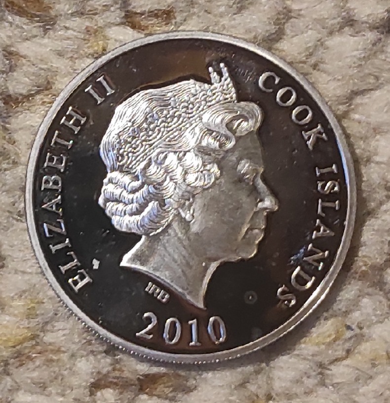  Cook Island 10 Dollar 2010, SILBER, Lokomotive - California Zephyr   