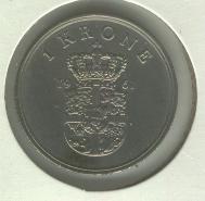  Dänemark 1 Krone 1961 K-N   