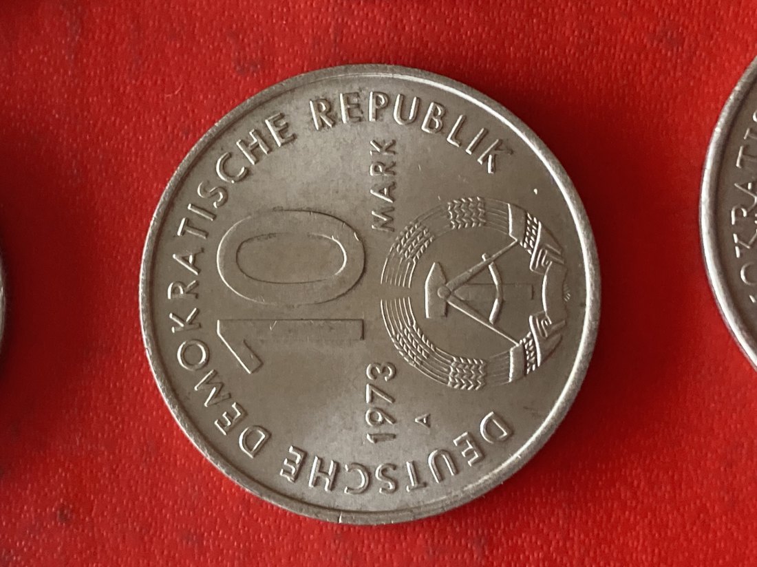 Gedenkmünze Deutschland DDR 10 Mark 1973 Weltfestspiele