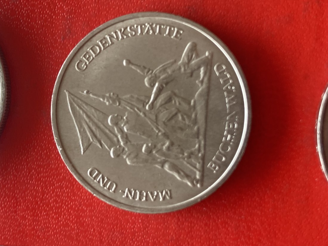  Münze Münzen Gedenkmünze DDR 10 Mark 1972 Buchenwald   