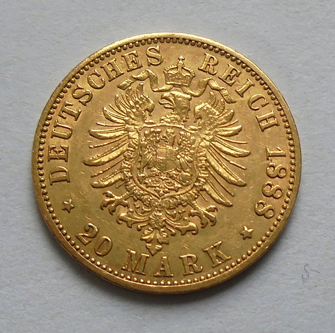  Münze Gold Dt. Kaiserreich: 20 Mark Preußen 1888 A Wilhelm II (Drei-Kaiser-Jahr)   