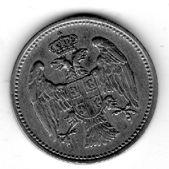  Serbien 20 Para 1912  Doppeladler ss   