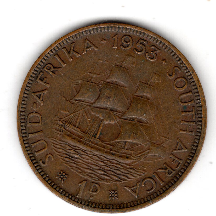  Südafrika 1 Penny 1953   
