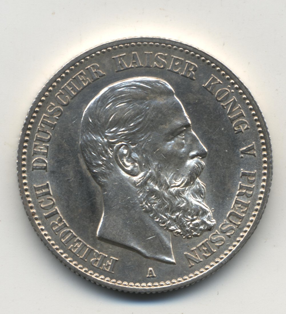  PREUSSEN 2 Mark 1888 Friedrich III.   