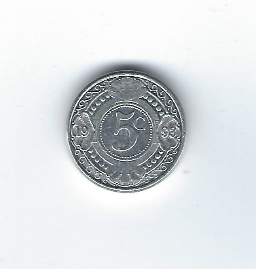  Niederländische Antillen 5 Cent 1993   
