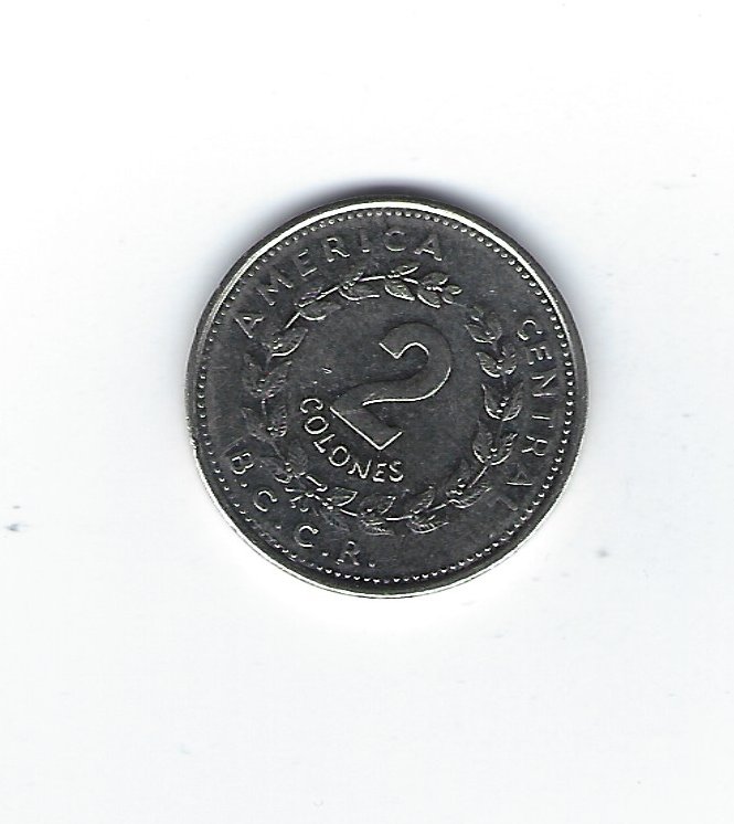  Costa Rica 2 Colones 1984   
