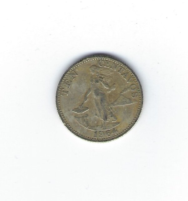  Philippinen 10 Centavos 1964   