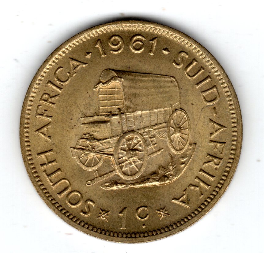  Süd Afrika 1 Cent 1961 unc.   