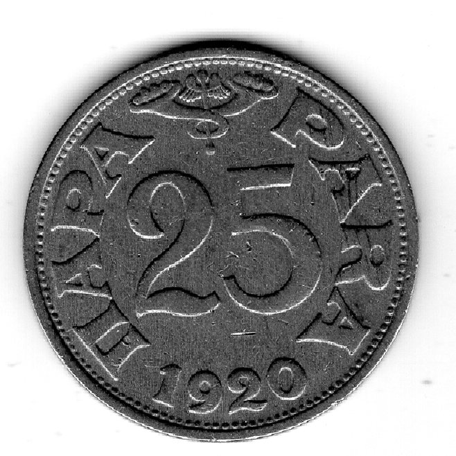 Jugoslawien 25 Para 1920