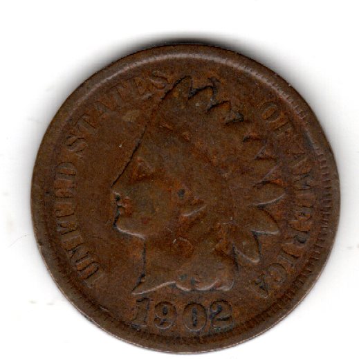 USA 1 Cent 1902 Indianer
