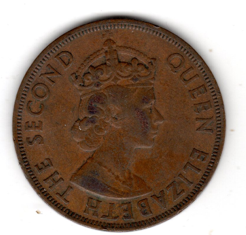  Britisch Caribbean Staaten 2 Cent 1955   