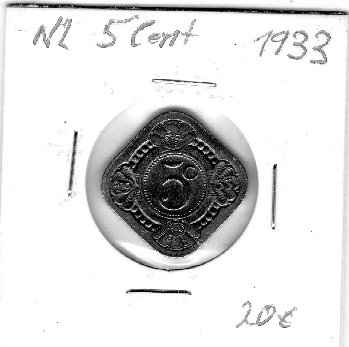 Niederlande 5 Cent 1933