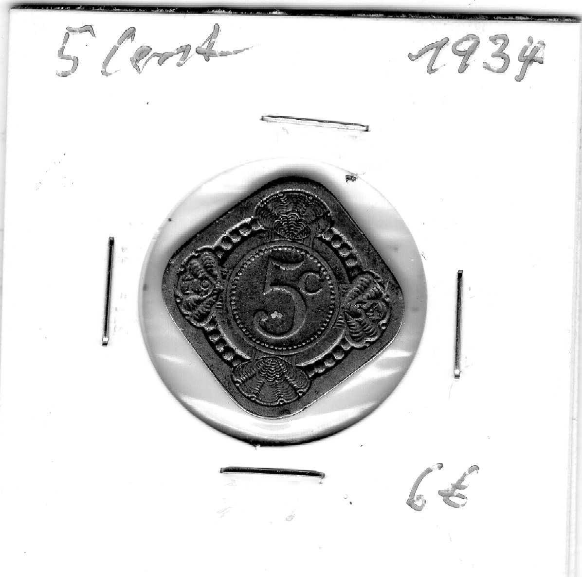 Niederlande 5 Cent 1934