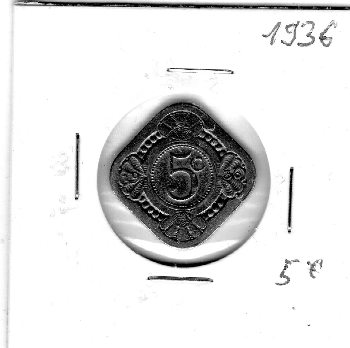 Niederlande 5 Cent 1936
