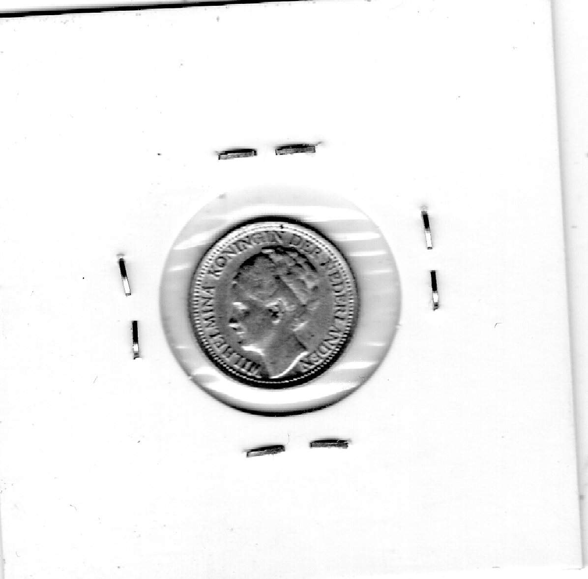 Niederlande 10 Cent 1939 Silber   