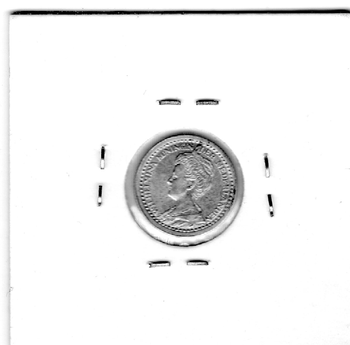  Niederlande 10 Cent 1919 Silber   