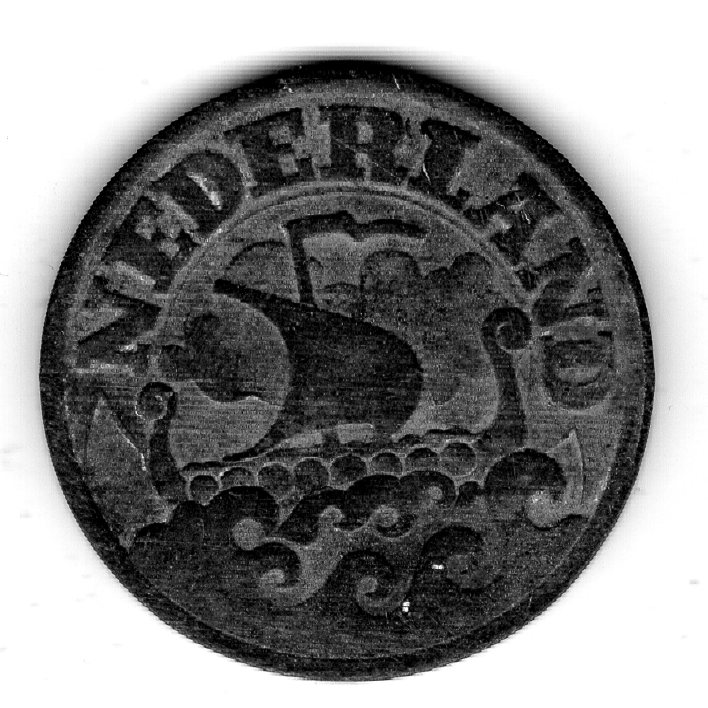 Niederlande 25 Cent 1941 Zink   