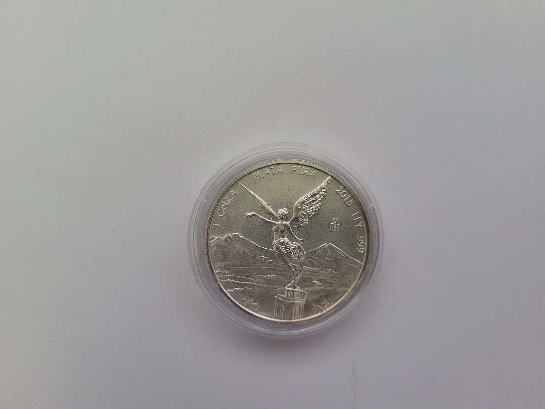  Ley 2015 Plata Pura Libertad 1 Oz .999 Mexicanos Mexiko Spittalgold9800 (5455   