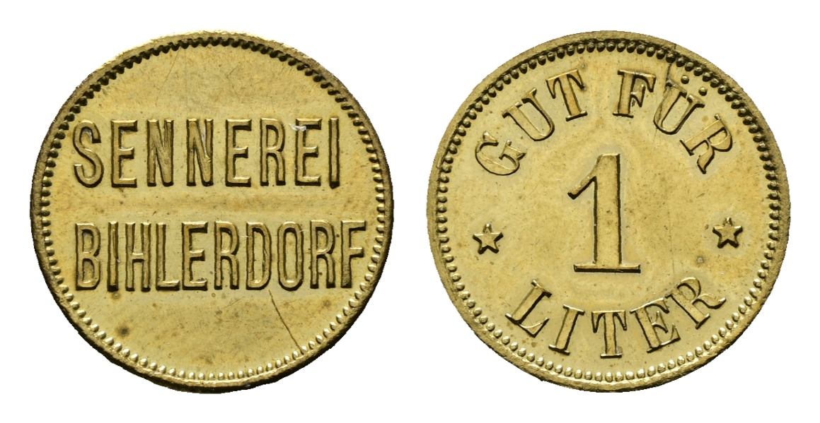  Bayern; Bihlerdorf; Sennerei Bihlerdorf; Gut für 1 Liter; Menzel 2818   