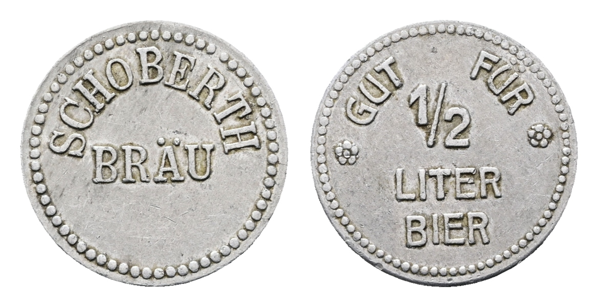  Bayern; Bindlach; Schoberth Bräu; Gut für 1/2 Liter Bier; Menzel(vlg.l2830)   