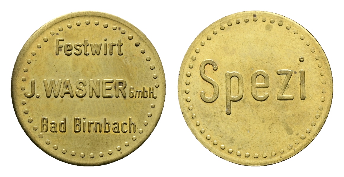  Bayern; Birnbach; Festwirt J.Wasner GmbH Bad Birnbach; Spezi; Menzel 2864.1   