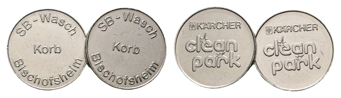  Bayern; Bischofsheim; Clean Park; SB-Wasch Korb; 2 Stück; Menzel -   
