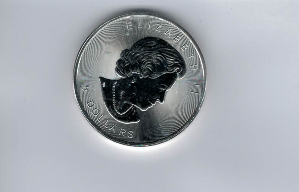  8 Dollars 2015 Maple Leaf 1 1/2 Oz Unze Silbermünze 9999 Canada Kanada Spittalgold9800 (5339   