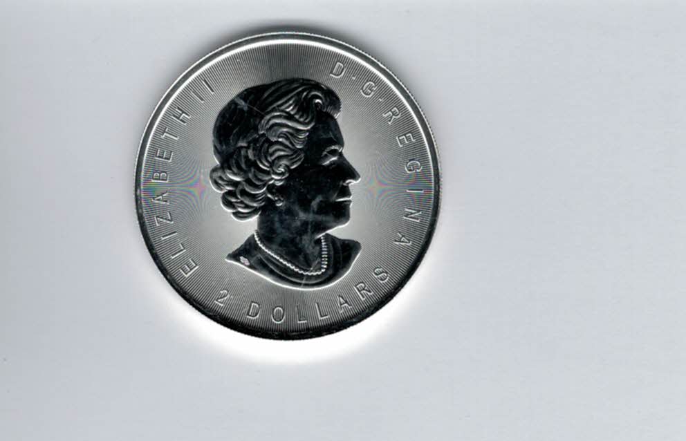  2 Dollars 2016 Wolf 3/4 Oz Unze Silbermünze 9999 Canada Kanada Spittalgold9800 (5111   