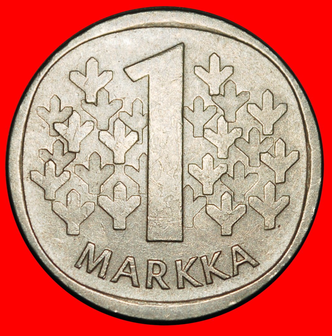 Ⰺ LION (1964-1993): FINLAND ★ 1 MARK 1984N NOT SILVER! DIES A r1!★LOW START★NO RESERVE!