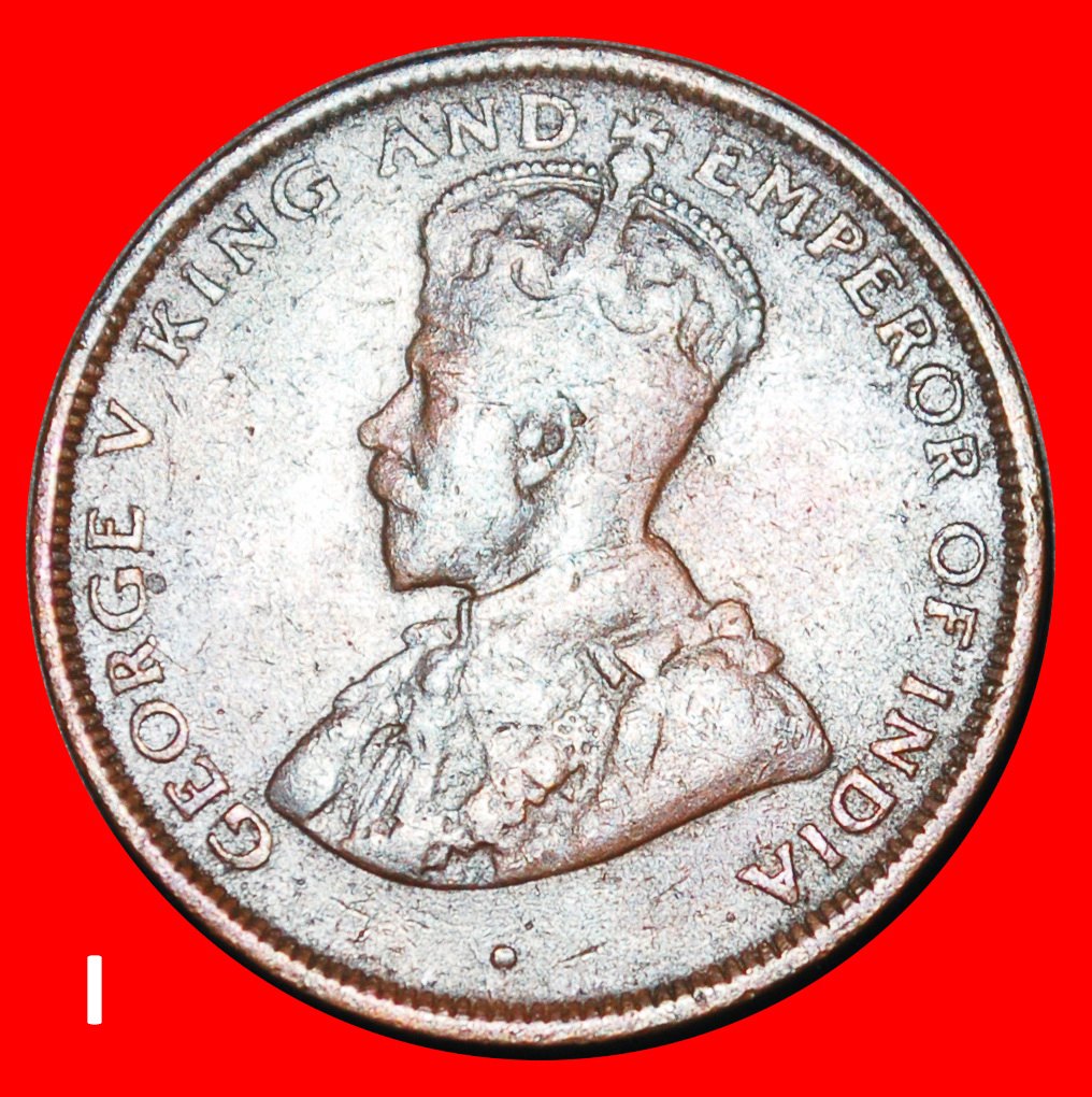  Ⰺ GROSSBRITANNIEN (1912-1929): CEYLON ★ 1 CENT 1914 GEORG V. (1911-1936)! ENTDECKUNG★OHNE VORBEHALT!   