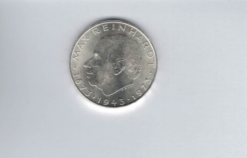  25 Schilling 1973 Max Reinhardt silber 10,4g fein Österreich Spittalgold9800 (04588/19)   