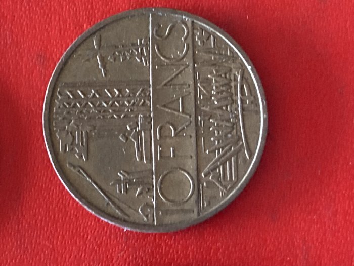 Münze Münzen Umlaufmünze Frankreich 10 Francs 1978