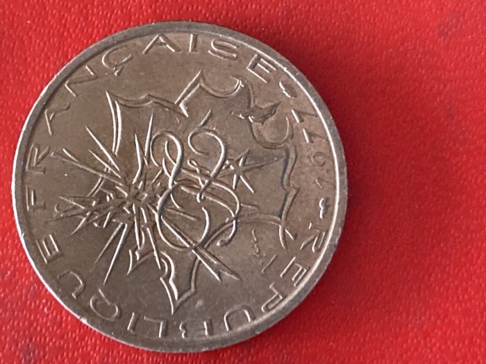  Münze Münzen Umlaufmünze Frankreich 10 Francs 1977   