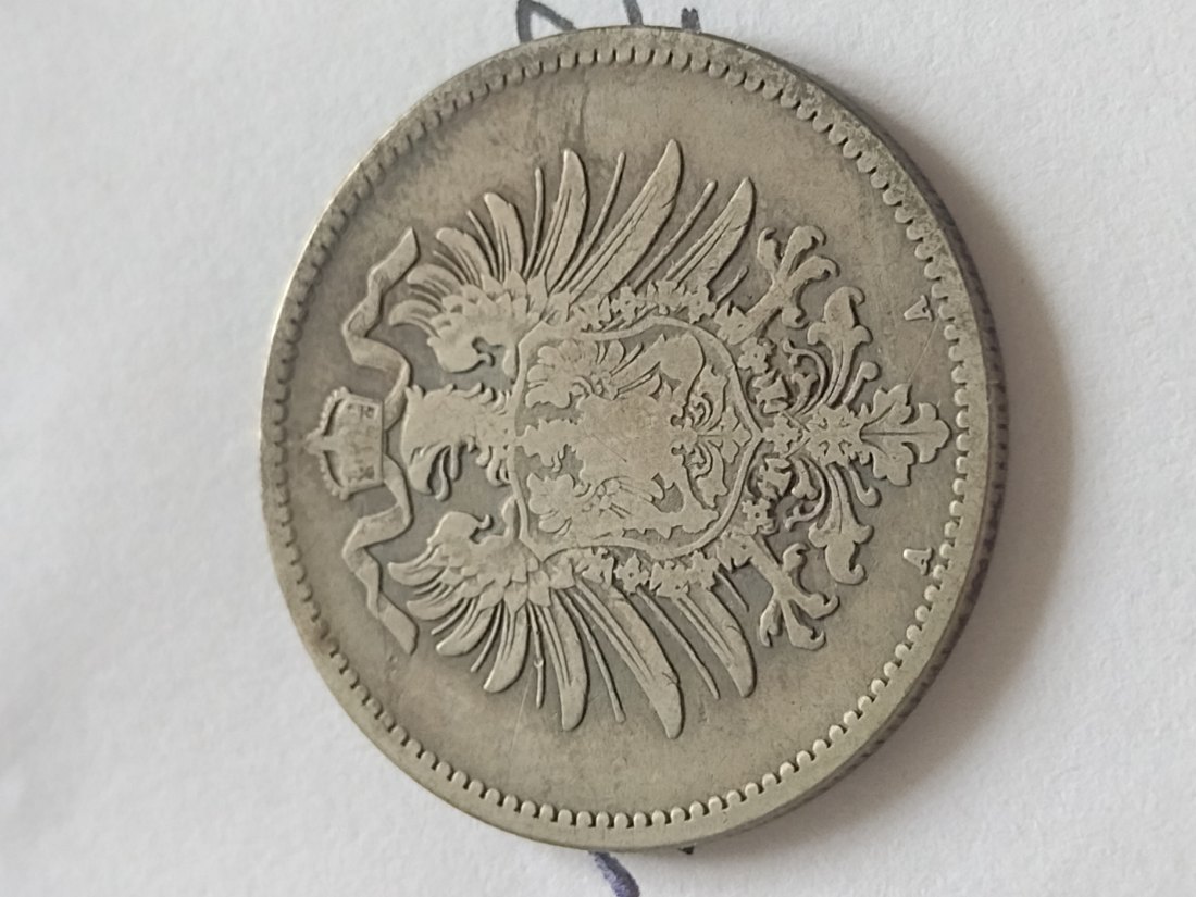  1 Reichsmark 1876A lt Fotos   