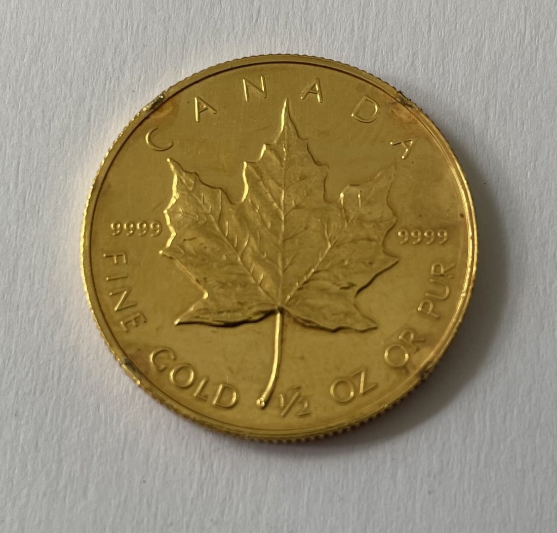  20 Dollars, Kanada, Gold, 1/2 oz.   