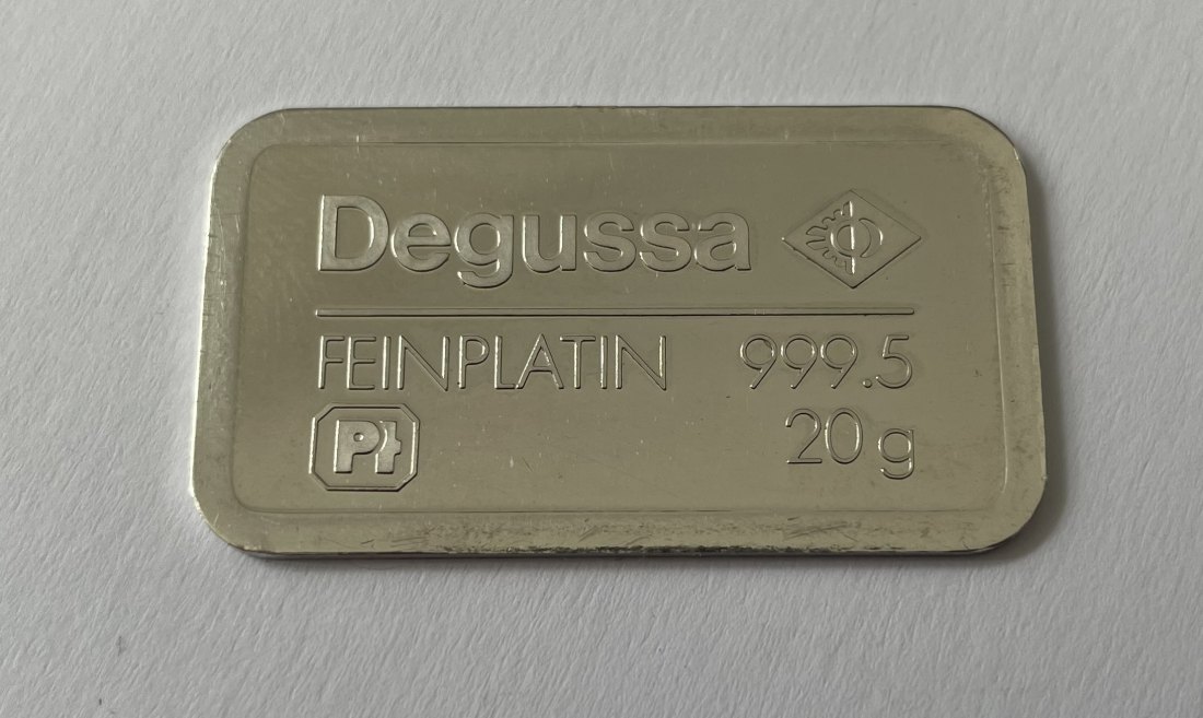  20gr. Feinplatin 999.5   