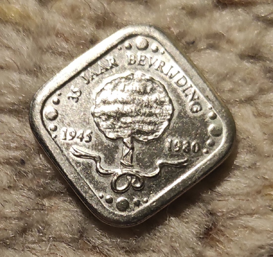  z034: Niederlande 5 Cents Fantasie-Geld 1980   