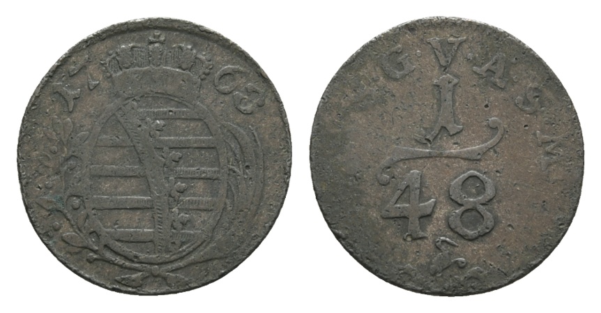  Altdeutschland; Kleinmünze 1768   
