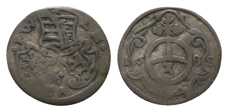  Altdeutschland; Kleinmünze 1688   