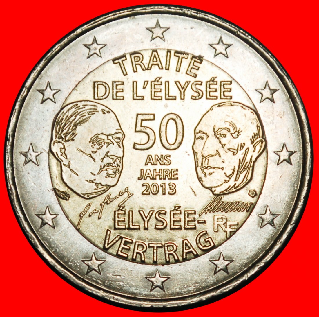  Ⰺ DEUTSCHLAND 1963: FRANKREICH ★2 EURO 2013! NICHT-PHALLISCHE 2007-2026★STEPMEL I r1★OHNE VORBEHALT!   