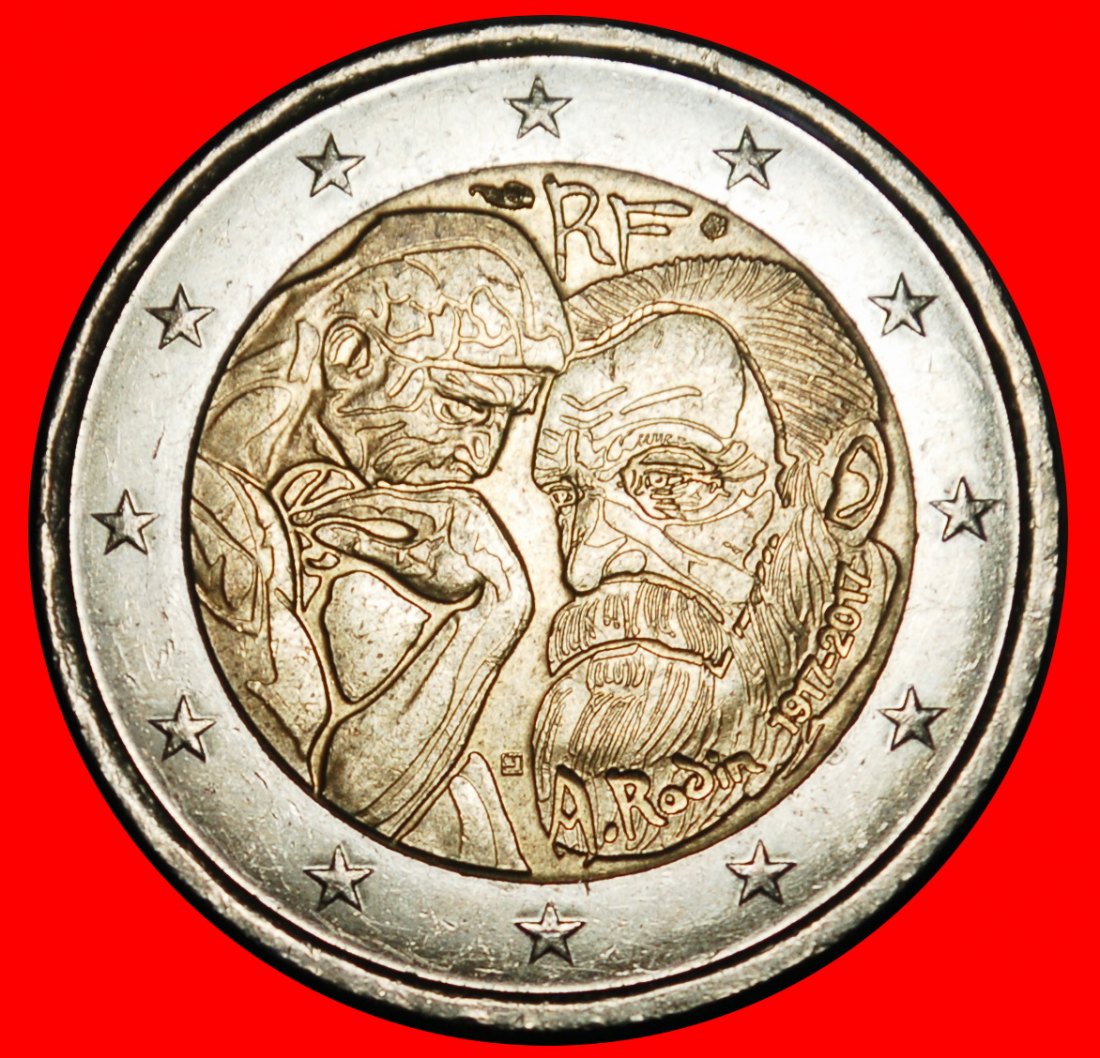 Ⰺ DENKER 1840-1917: FRANKREICH ★ 2 EURO 2017★NICHT-PHALLISCHE 2007-2026★STEPMEL I r1★OHNE VORBEHALT!   