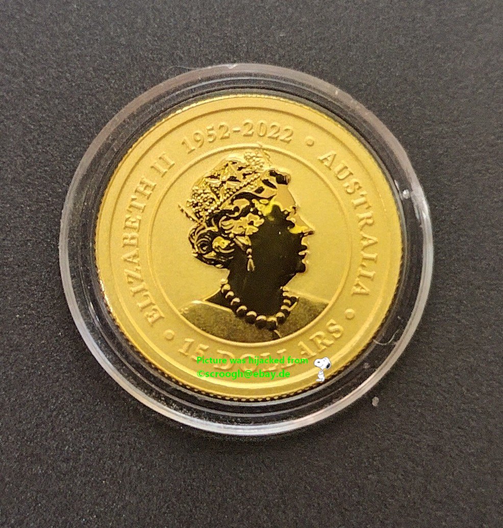  Australien 15 Dollar 2023 - Koala - 1/10 Gold   