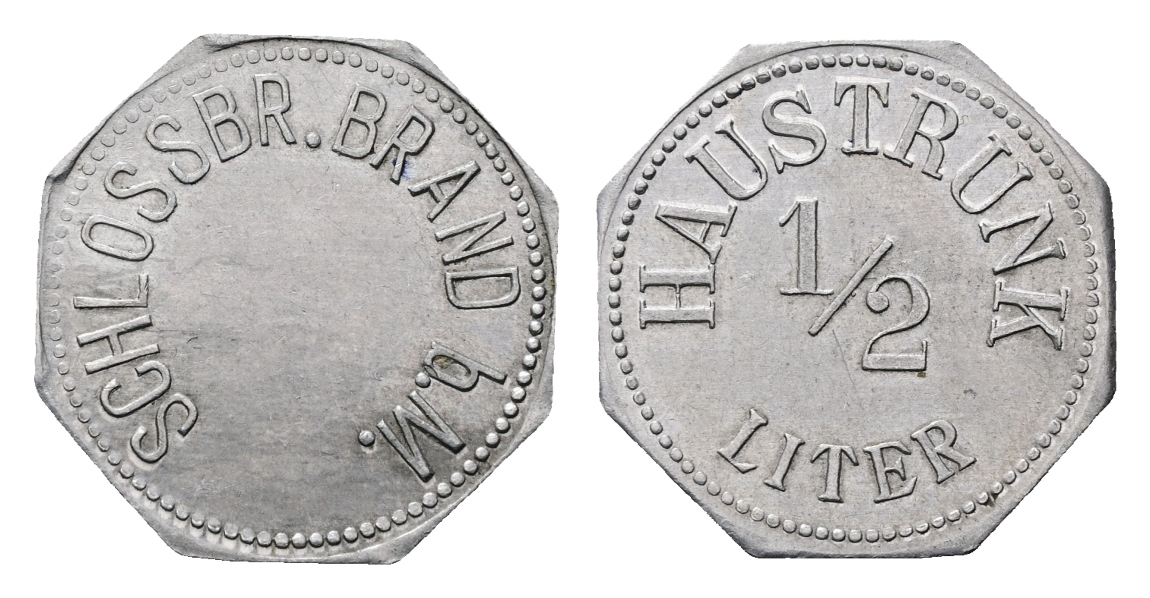  Bayern; Brand b./M. Schlossbr.; Haustrunk 1/2 Liter; Menzel 3361.3   