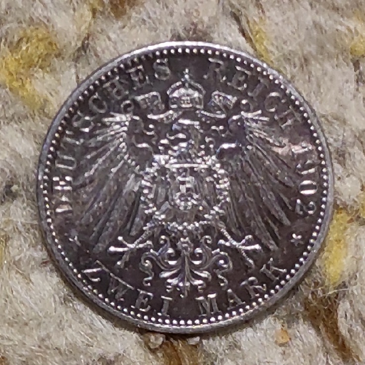  Baden 2 Mark 1902, SILBER,   