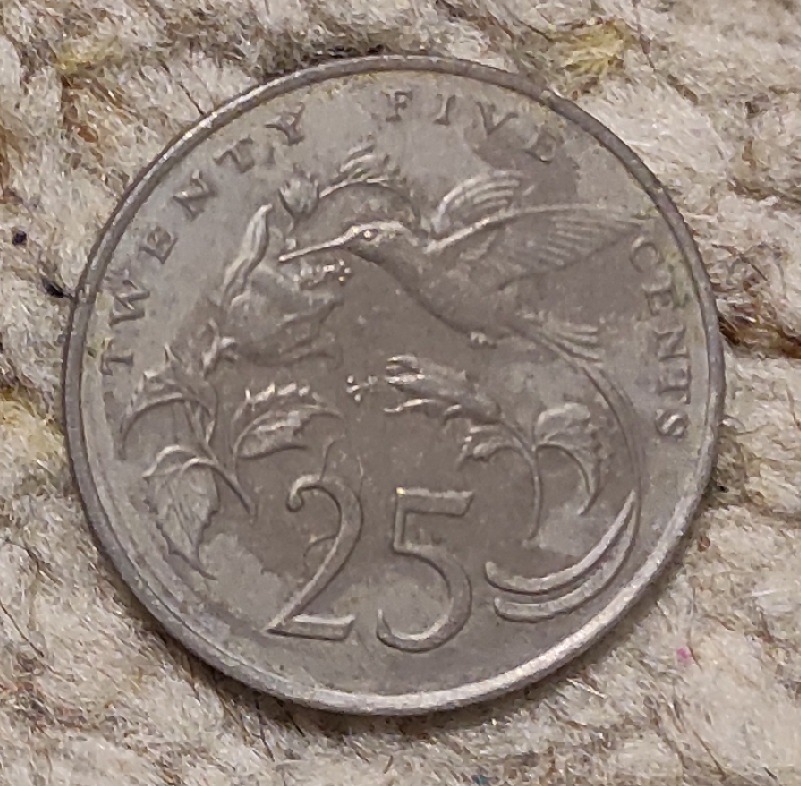  Jamaika 25 Cent 1986   