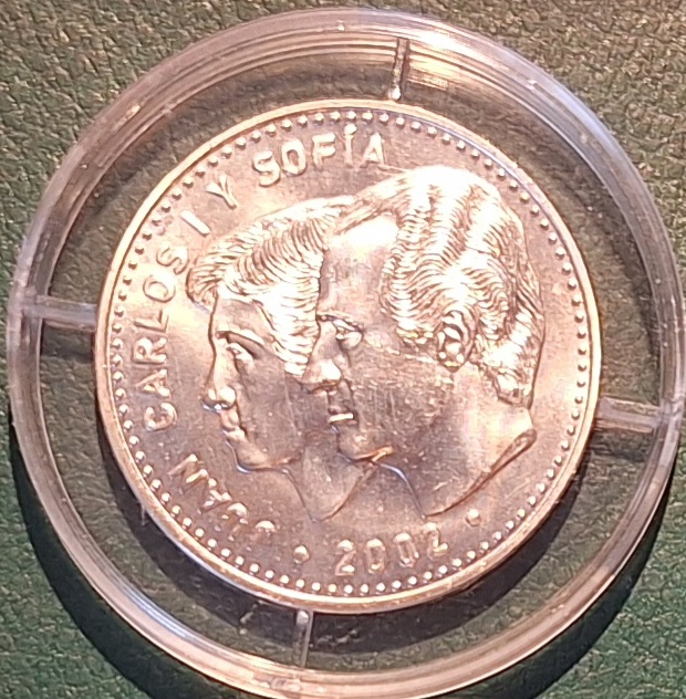  Spanien, 12 Euro. 2002 - Europäische Union (EU)Ratspräsidentschaft Silber   