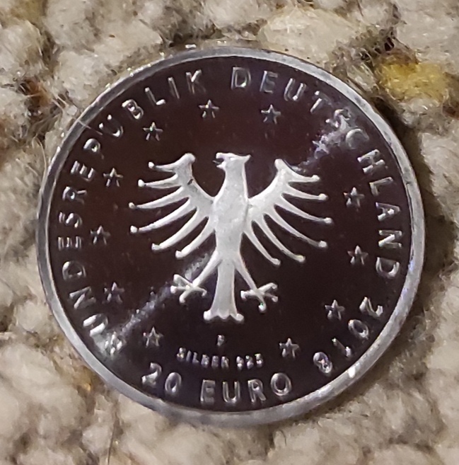  Deutschland 20 Euro 2018, SILBER, Froschkönig   
