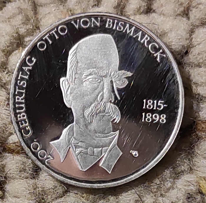  Deutschland 10 Euro 2015, SILBER, Otto von Bismarc   